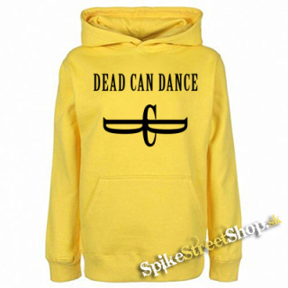 DEAD CAN DANCE - Logo Crest - žltá detská mikina
