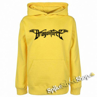 DRAGONFORCE - Logo - žltá detská mikina