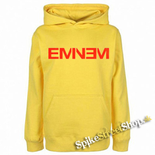 EMINEM - Red Logo - žltá detská mikina