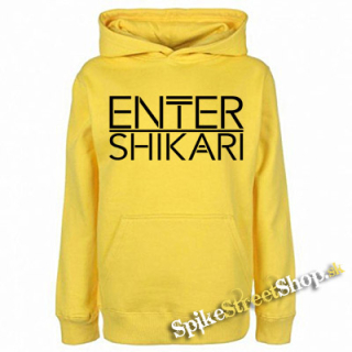ENTER SHIKARI - Logo - žltá detská mikina