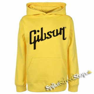GIBSON - žltá detská mikina