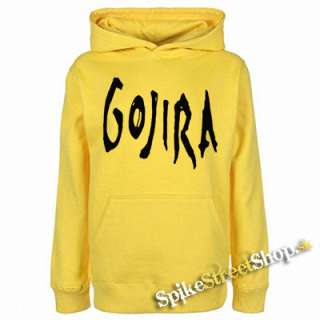 GOJIRA - Logo - žltá detská mikina