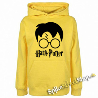 HARRY POTTER - Glasses Bold Crest With Logo - žltá detská mikina