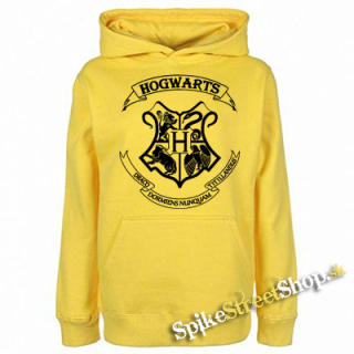 HARRY POTTER - Hogwarts Crest - žltá detská mikina