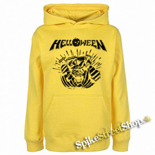 HELLOWEEN - 80' Logo - žltá detská mikina