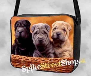 DOGS COLLECTION - Sharpei - taška na rameno 