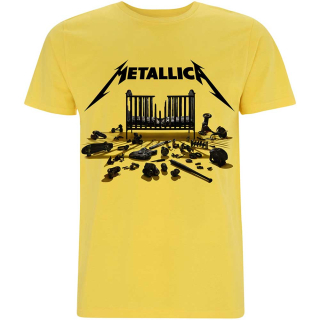 METALLICA - 72 Seasons Simplified Cover - žlté pánske tričko