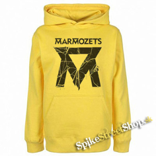 MARMOZETS - Smashed Logo - žltá detská mikina