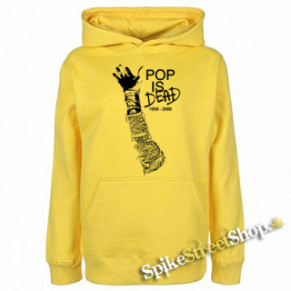 MICHAEL JACKSON - Pop Is Dead - žltá detská mikina