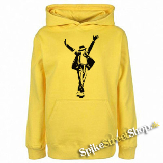 MICHAEL JACKSON - Silhouette Symbol - žltá detská mikina