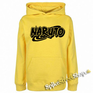 NARUTO - Logo - žltá detská mikina