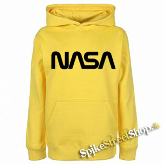 NASA - Logo - žltá detská mikina