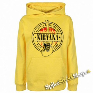 NIRVANA - Since 1988 - žltá detská mikina