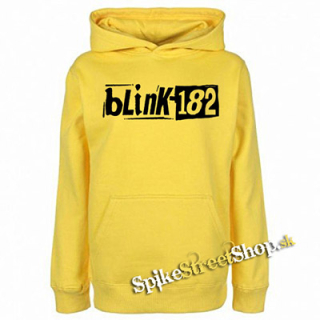 BLINK 182 - Comeback Logo New 2023 - žltá pánska mikina