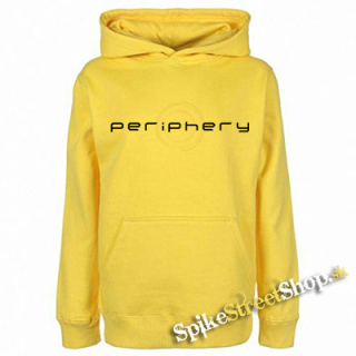 PERIPHERY - Logo 2 - žltá detská mikina