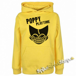 POPPY PLAYTIME - Logo Teeth Smile - žltá detská mikina