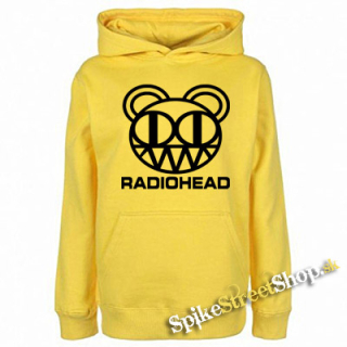 RADIOHEAD - Logo - žltá detská mikina