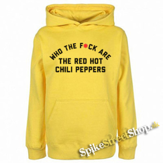RED HOT CHILI PEPPERS - Who The Fuck Are - žltá detská mikina