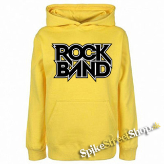 ROCK BAND - Logo - žltá detská mikina