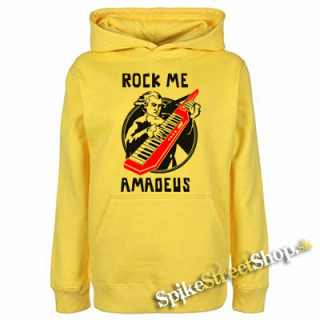 ROCK ME AMADEUS - žltá detská mikina
