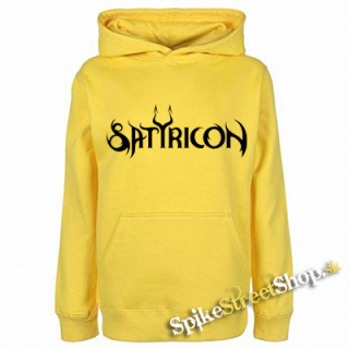 SATYRICON - Logo - žltá detská mikina