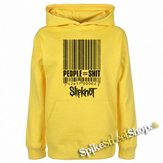 SLIPKNOT - People Shit - žltá detská mikina