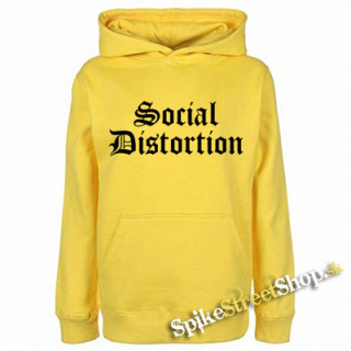 SOCIAL DISTORTION - 2 - žltá detská mikina
