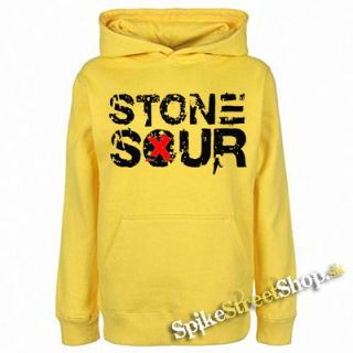 STONE SOUR - Logo - žltá detská mikina