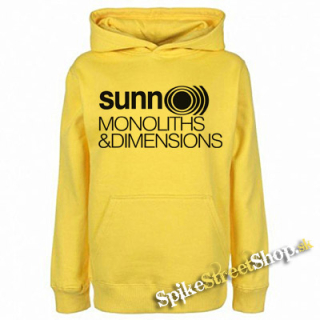 SUNN O))) - Monolith And Dimensions - žltá detská mikina