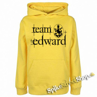 TEAM EDWARD - Twilight Eclipse - žltá detská mikina