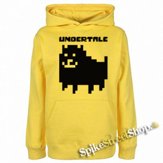 UNDERTALE - Annoying Dog - žltá detská mikina