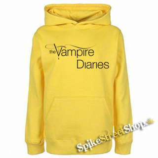 THE VAMPIRE DIARIES - Logo - žltá detská mikina