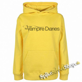 THE VAMPIRE DIARIES - Logo 2 - žltá detská mikina