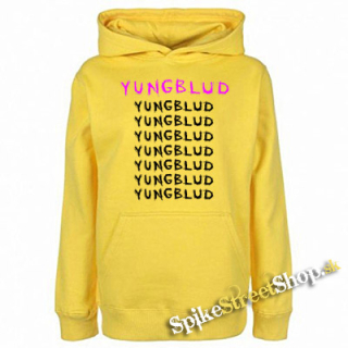 YUNGBLUD - Multilogos - žltá detská mikina