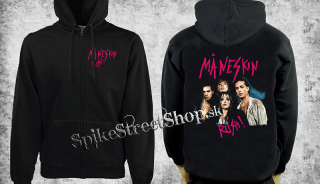 MANESKIN - Rush - čierna pánska mikina na zips