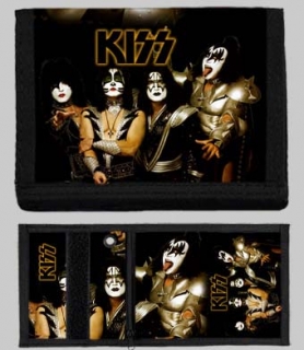 KISS - Band Black - peňaženka