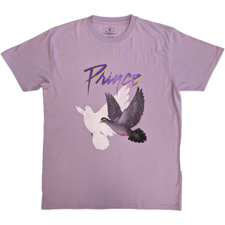 PRINCE - Doves Distressed - fialové pánske tričko