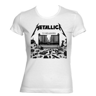 METALLICA - 72 Seasons - biele dámske tričko