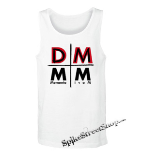 DEPECHE MODE - Memento Mori Cross Sign - Mens Vest Tank Top - biele