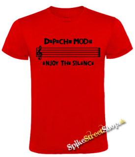 DEPECHE MODE - Enjoy The Silence - červené detské tričko