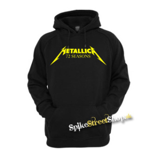 METALLICA - 72 Seasons Logo Yellow - čierna pánska mikina