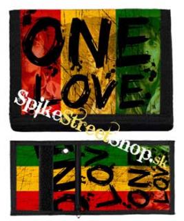 ONE LOVE JAMAICA - ONE LOVE BOB MARLEY - peňaženka
