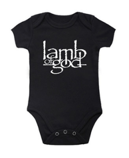 LAMB OF GOD - Logo - čierne detské body