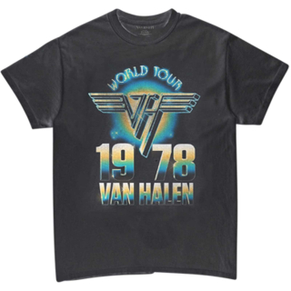 VAN HALEN - World Tour '78 - čierne pánske tričko