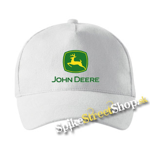 JOHN DEERE - Logo Yellow Green - biela šiltovka (-30%=AKCIA)