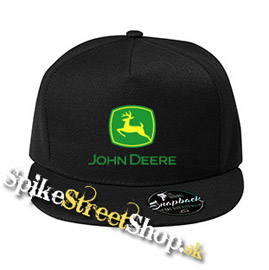 JOHN DEERE - Logo Yellow Green - čierna šiltovka model "Snapback"