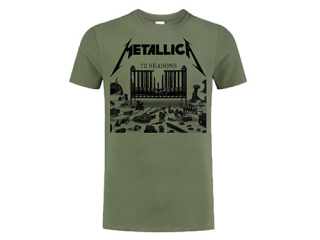 METALLICA - 72 Seasons - olivové pánske tričko