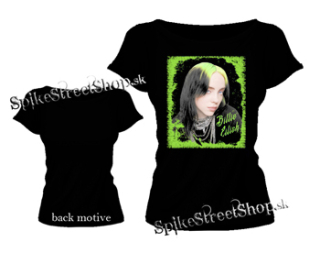 BILLIE EILISH - Green Portrait - dámske tričko