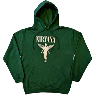 NIRVANA - Angelic Mono - zelená pánska mikina