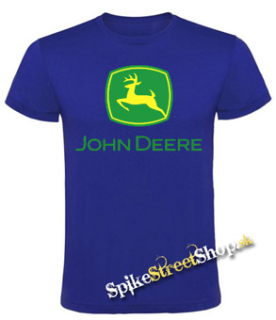 JOHN DEERE - Logo Yellow Green - kráľovsky-modré detské tričko